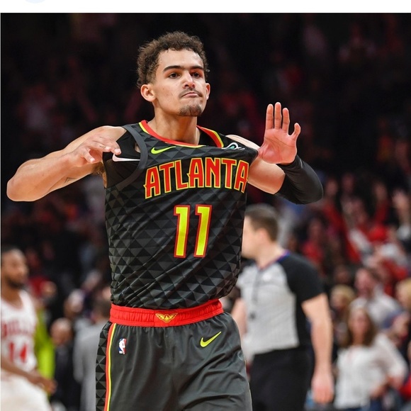 Nike Atlanta Hawks NBA Trae Young Swingman Jersey Large - Picture 1 of 6